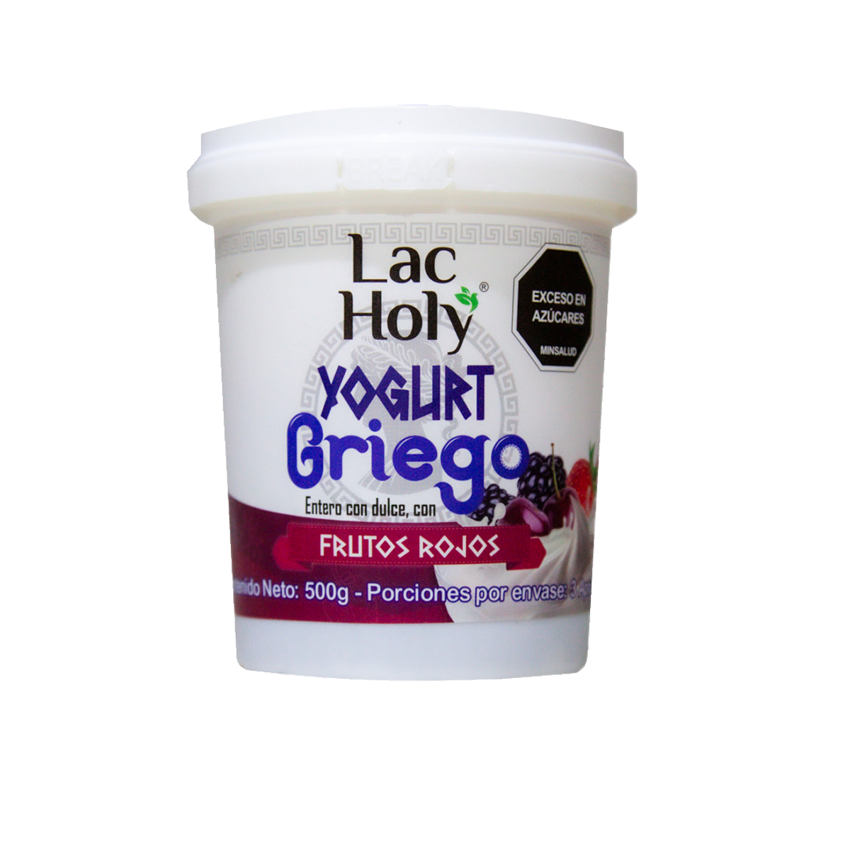 yogurt griego frutos rojos 500 gramos